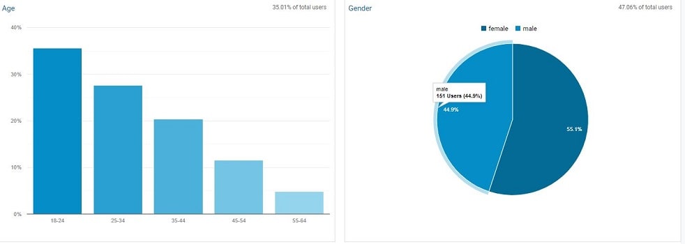 google analytics demographics