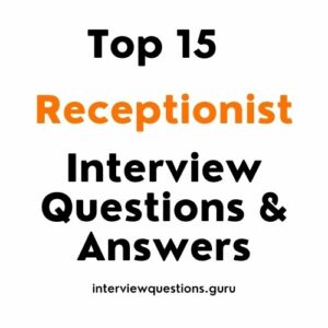 receptionist interview questions
