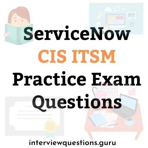 CIS-ITSM Certification Practice