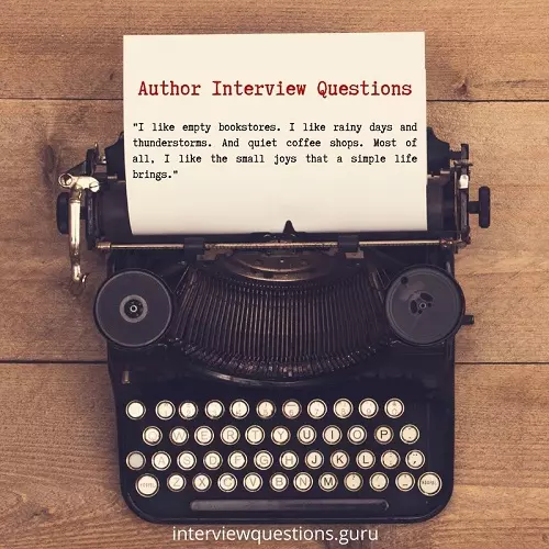 Author Interview Questions