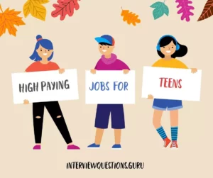 High Paying Jobs for Teens