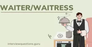 Waiter - Waitress