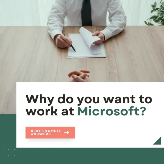 Why do you want to join Microsoft