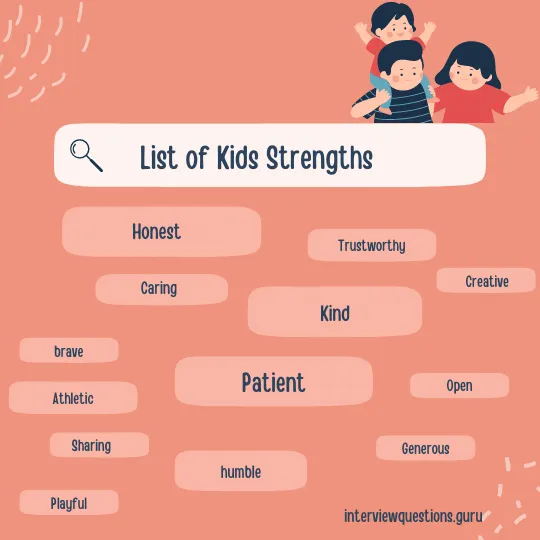 list of child strengths