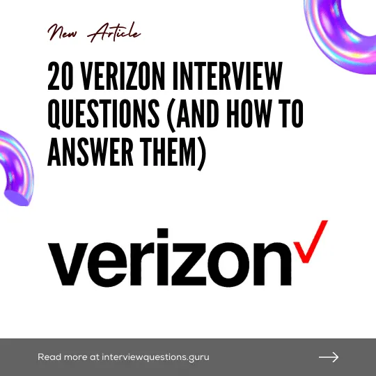 Top Verizon Interview Questions and Answers