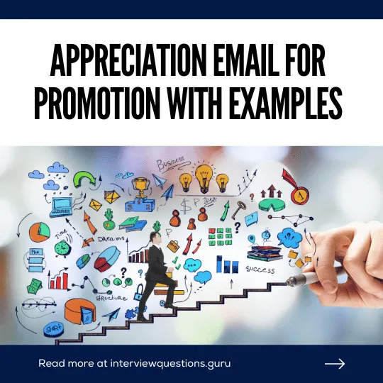 Appreciation Email for Promotion with Examples