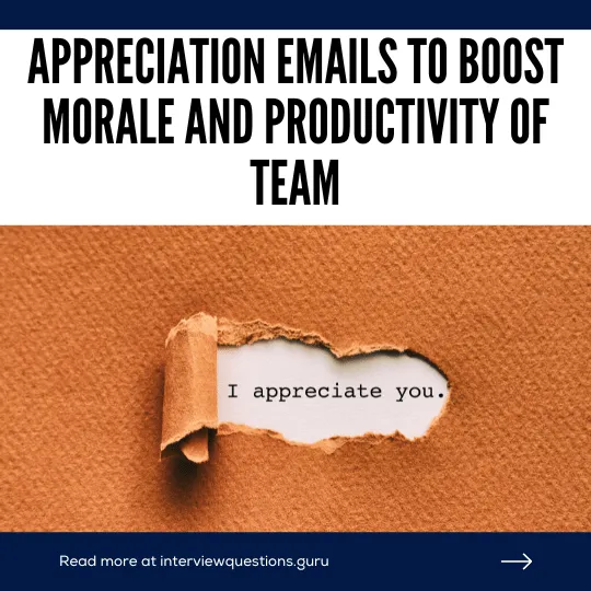 5 Best Appreciation Email To Team Boost Morale And Productivity 