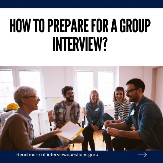 prepare for a group interview