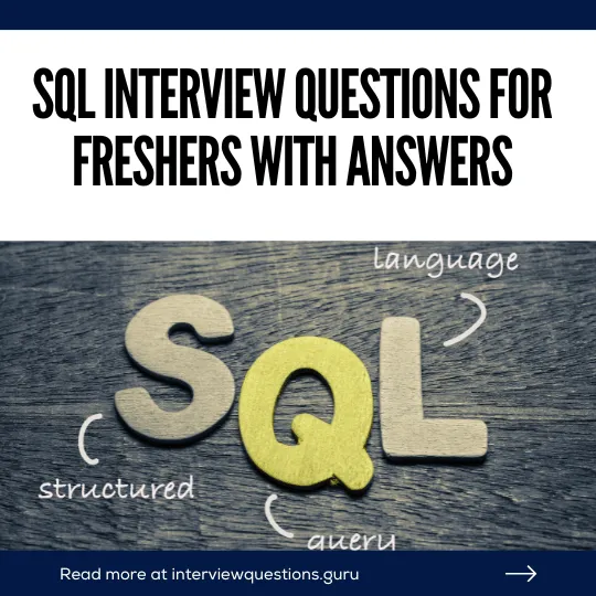top sql interview questions for freshers