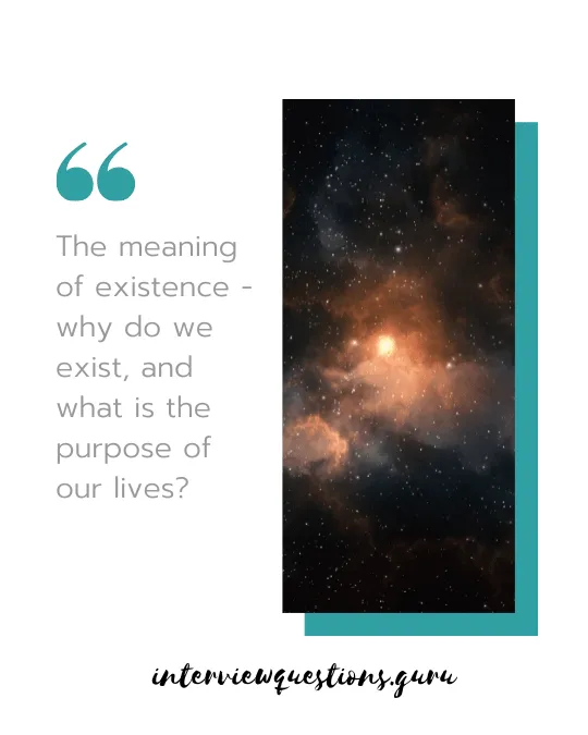 meaning of existence