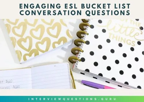 ESL Bucket List Conversation Questions