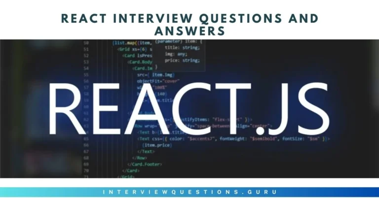 Top React Interview Questions and Answers