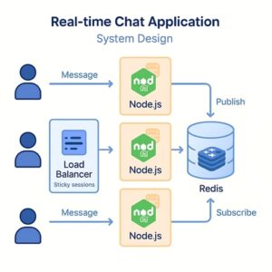 Node.js real time chat architecture