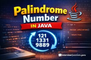 Palindrome Number in Java Program