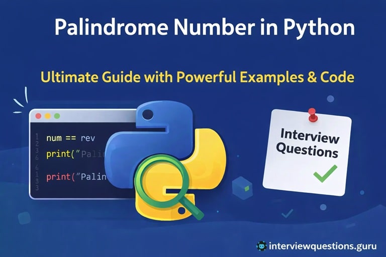 Palindrome Number in Python with Examples